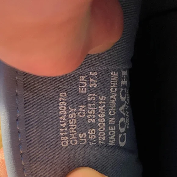 Coach Cornflower Blue Slip On Size 7.5 NIB - Picture 13 of 13